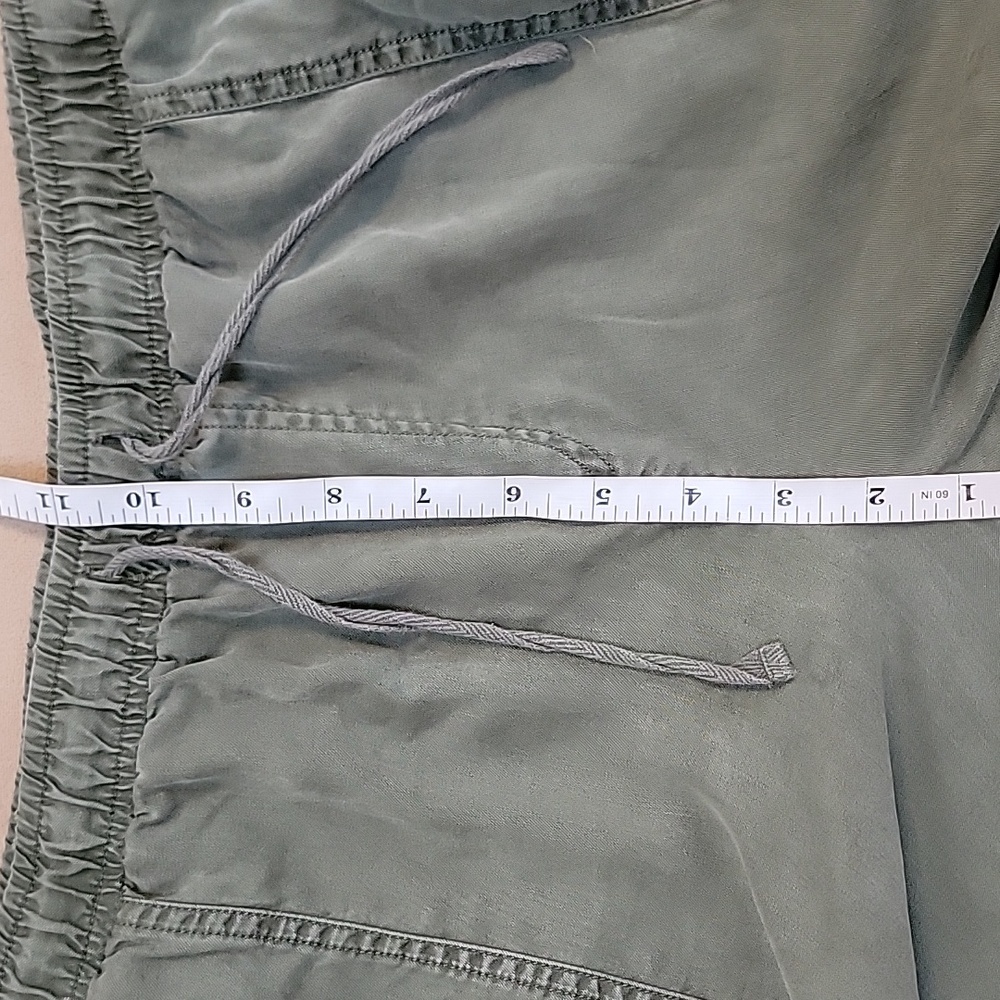 Velvet Heart Olive Green Tencel Pull-On Cargo Jogger Ankle Pants Size XL EUC - Picture 10 of 14